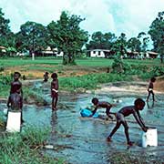 Playing after rains