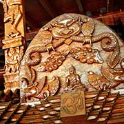 Sculpture detail, Nepalese Peace Pagoda