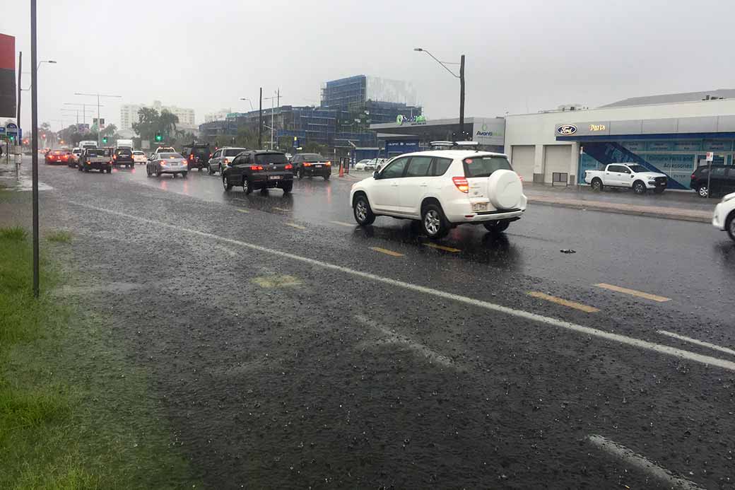 Heavy rain, Cairns