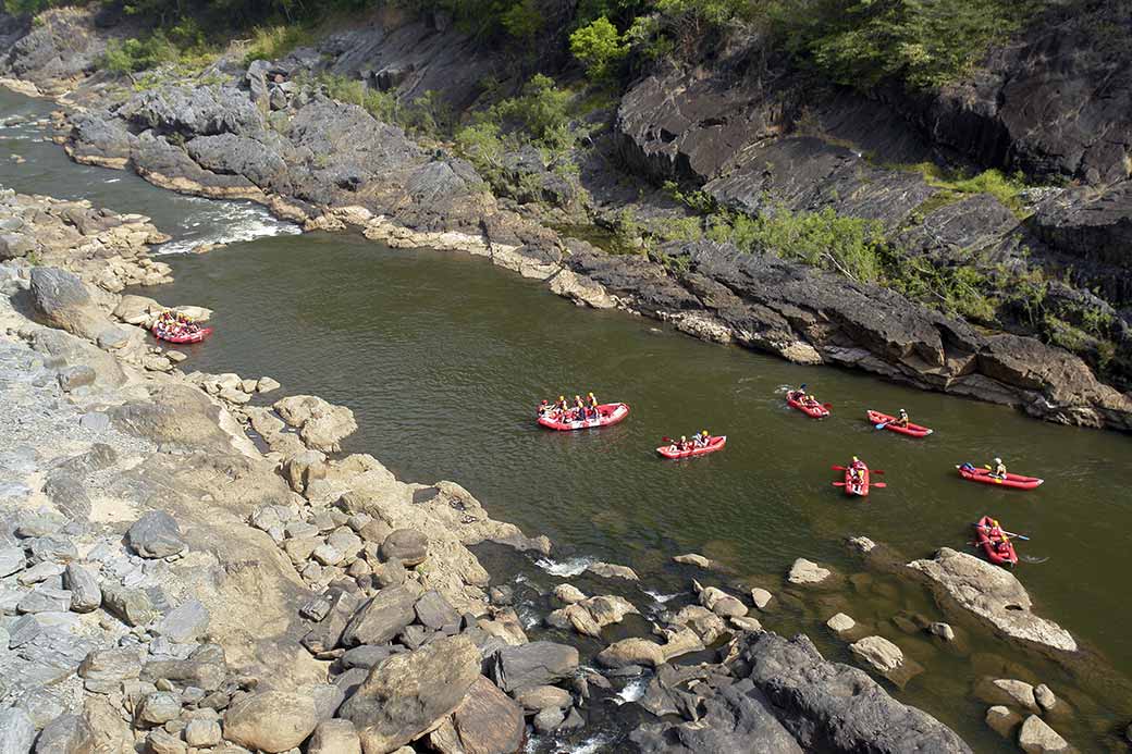 Canoeists, Barron Gorge