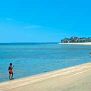 Black Craggy Island beach