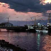 Sunset over the harbour