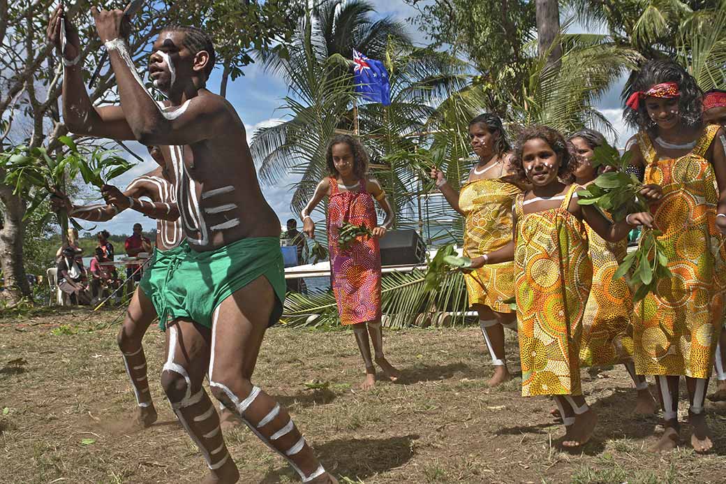 At the Weipa Festival