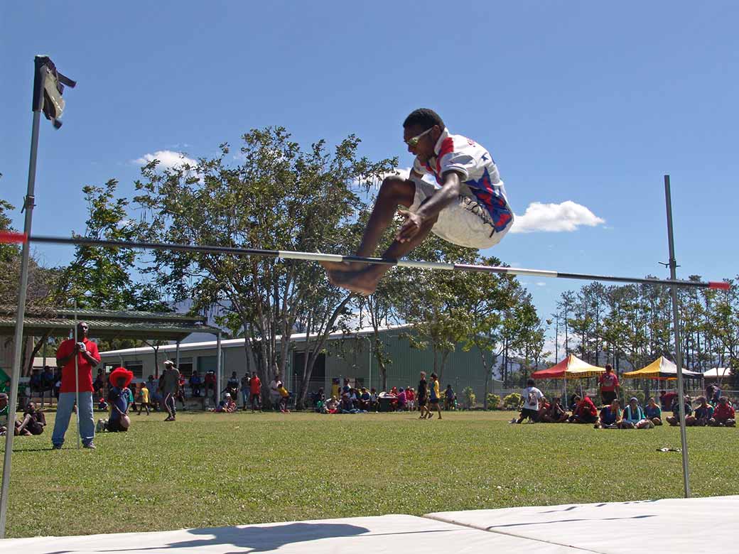 Boys' high jump