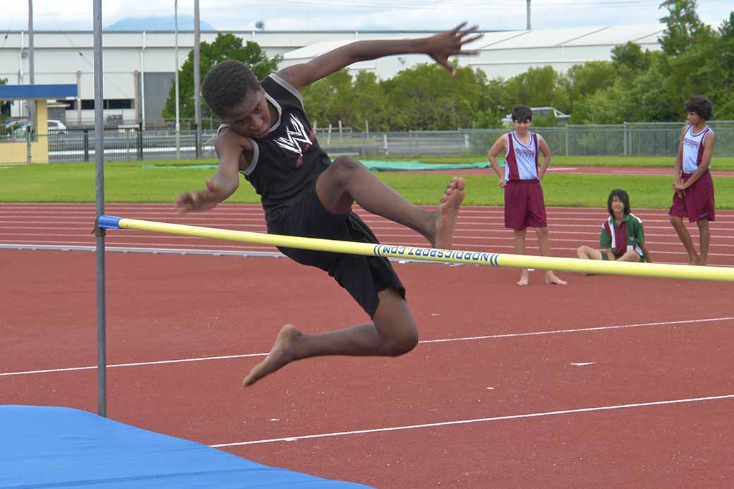 A high jump