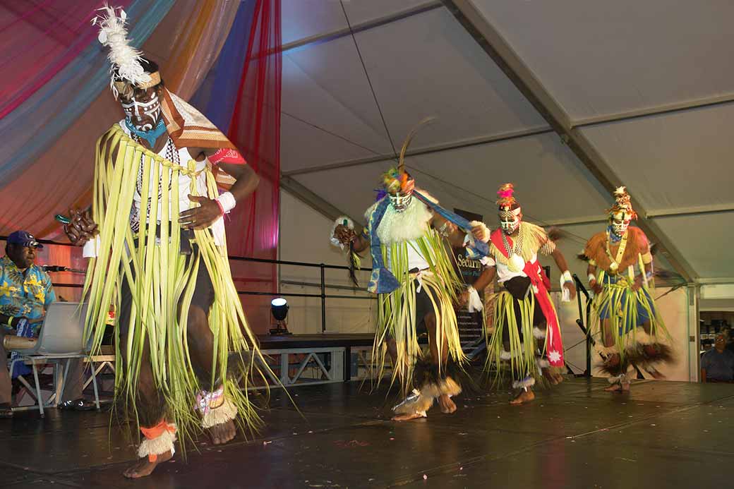 Saibai Islander dancers