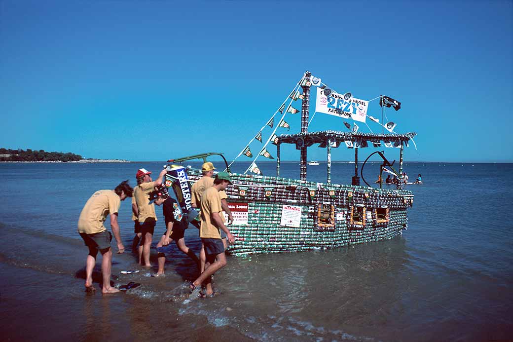 A Beer Can Yacht