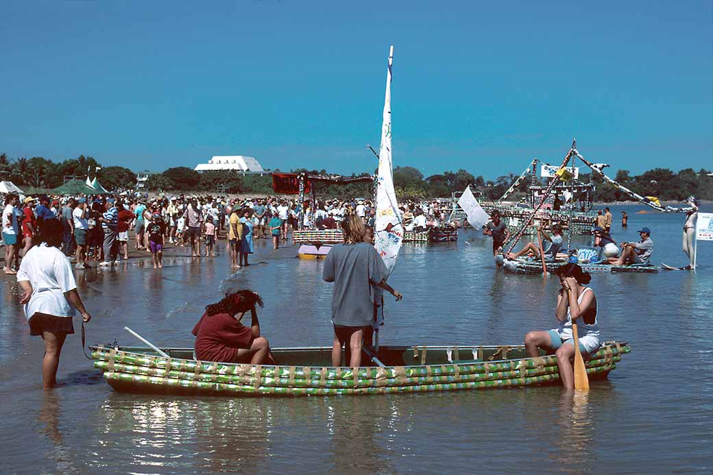 A Beer Can Canoe