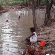 Woman fishing