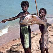 Boys with fish