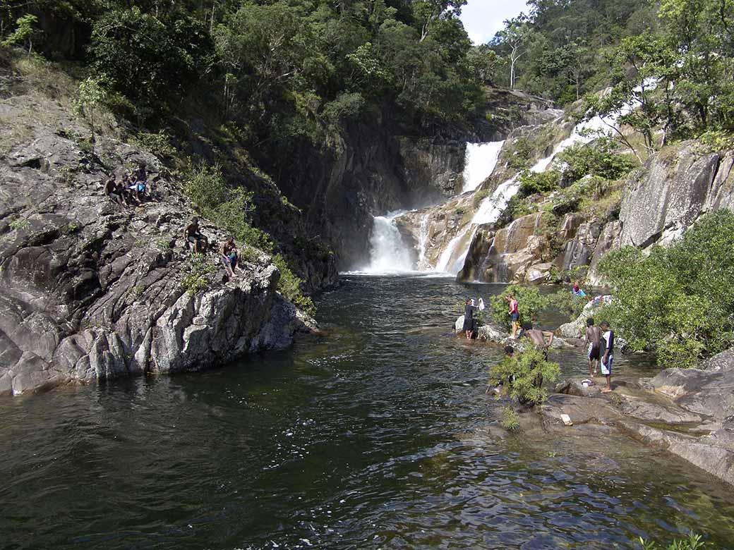 Swimming in Behana Creek