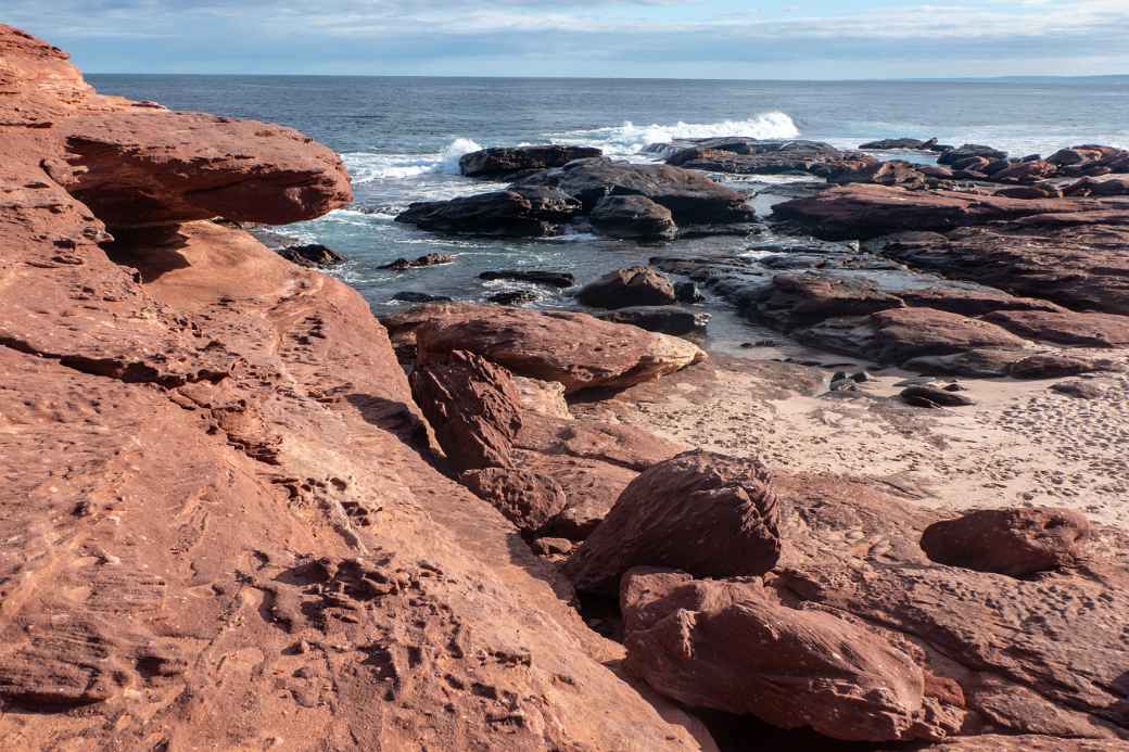 Rocky coast, Kalbarri National Park.