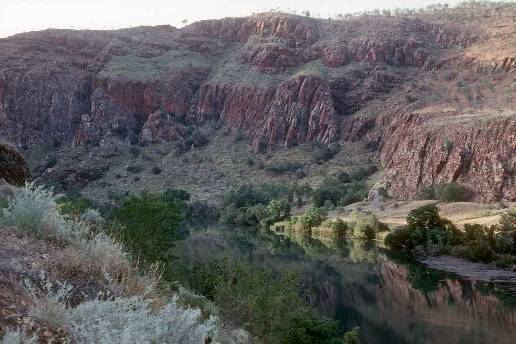 Ord River behind Lake Argyle Dam