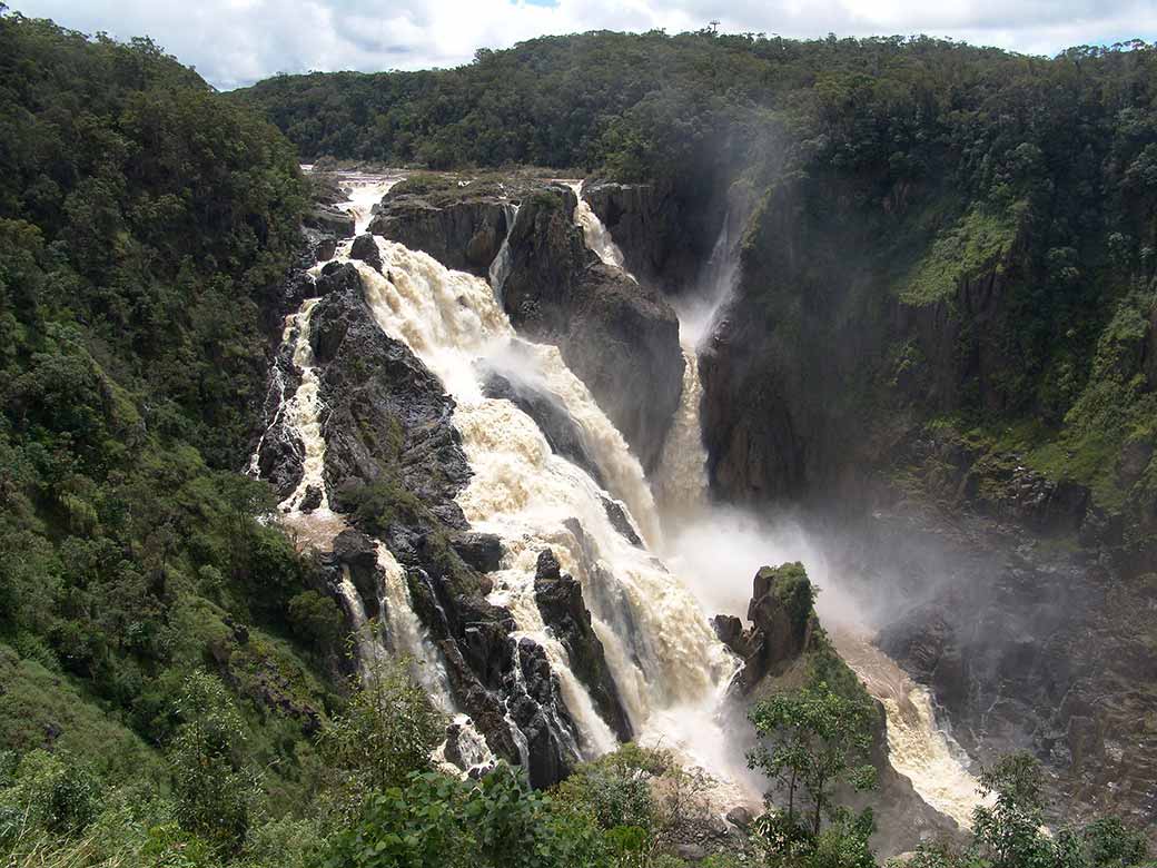 Barron Falls in flood