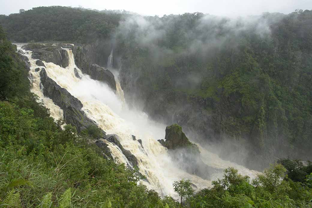 Barron Falls in flood