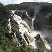 Barron Falls in flood