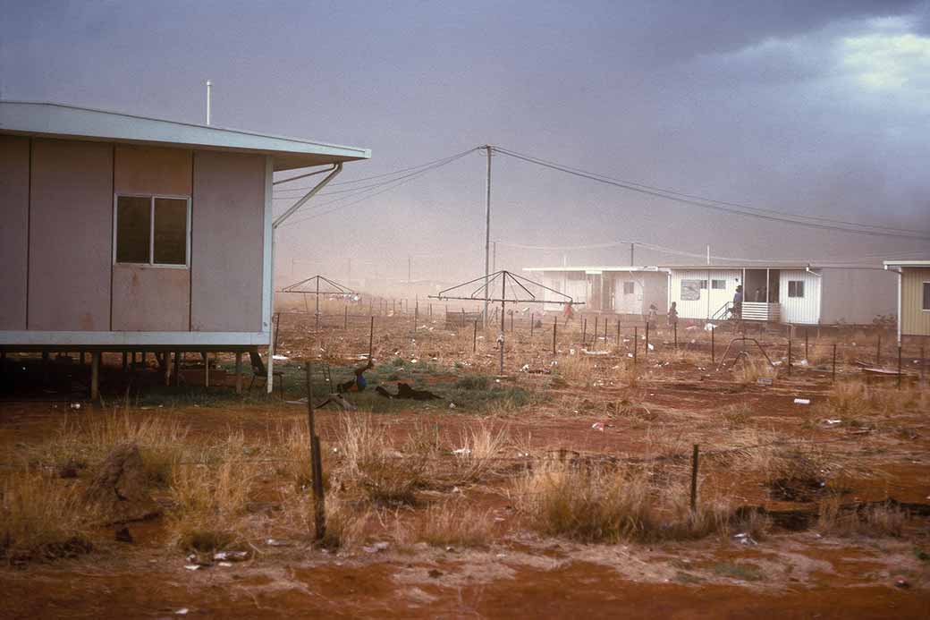 Dust storm in Lajamanu