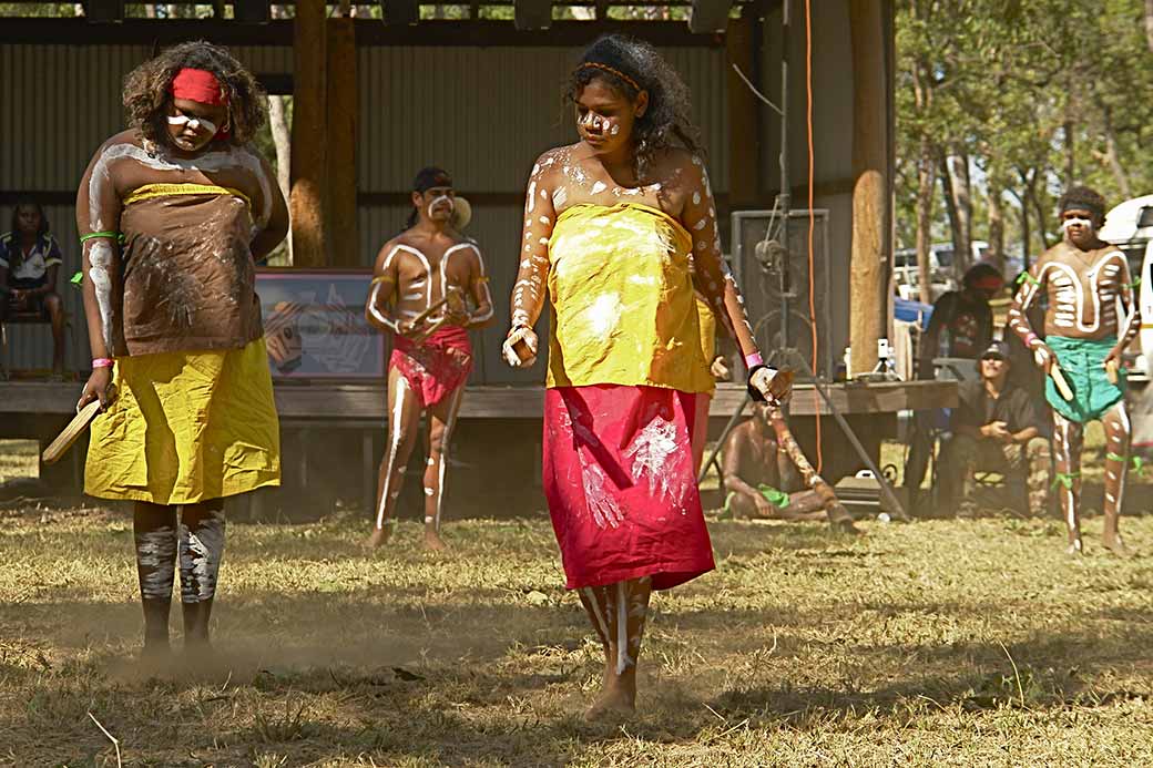 Djarragun Aboriginal dancers