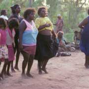 Garawa women dancing