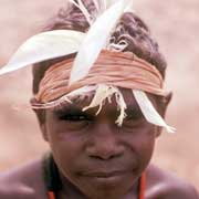 Boy with headdress