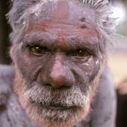 Tiwi elder in ceremony