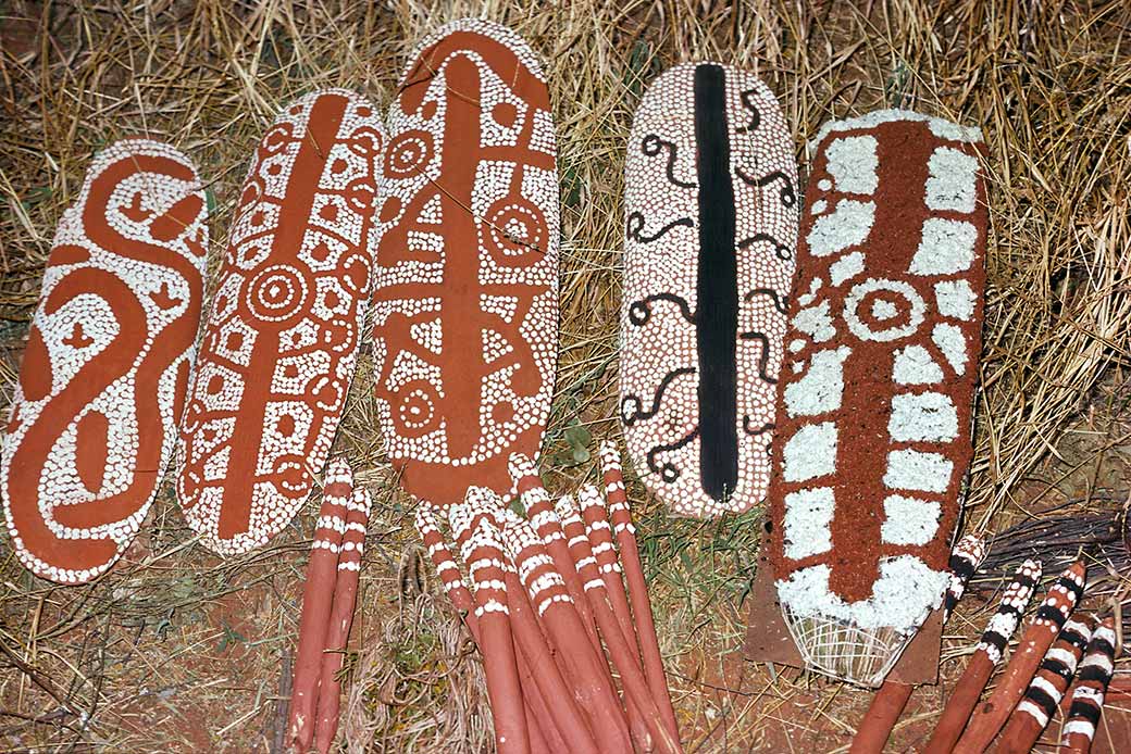 Shields and sticks