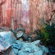 Aboriginal rock painting