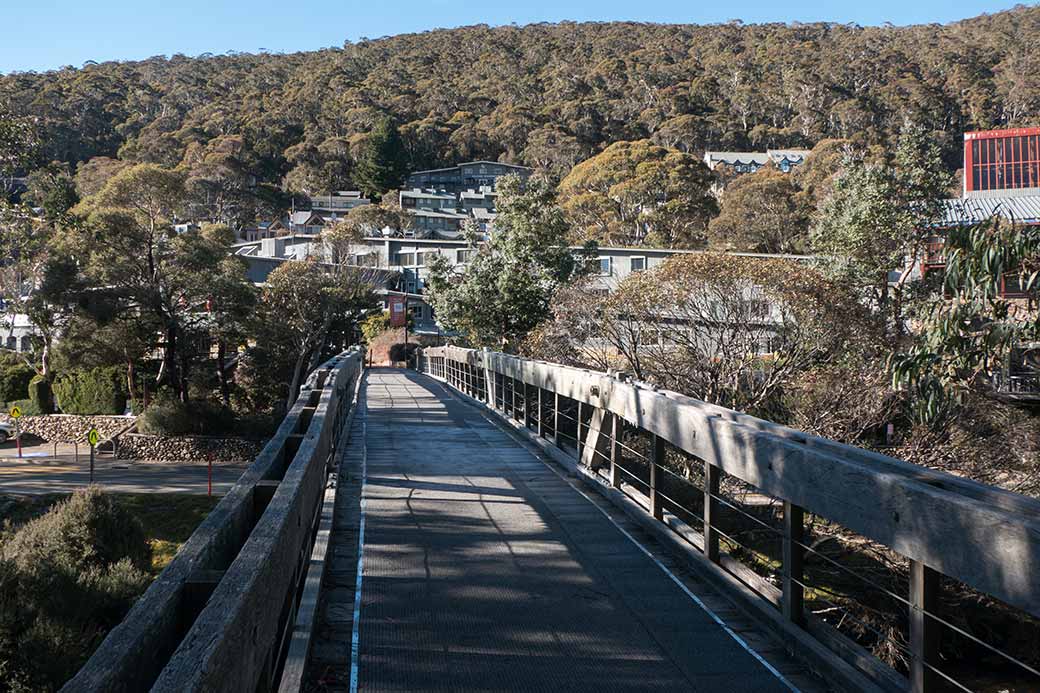 Thredbo from the footbridge