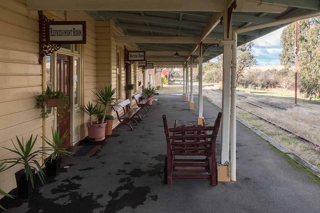 Platform, old Railway Station, Gundagai