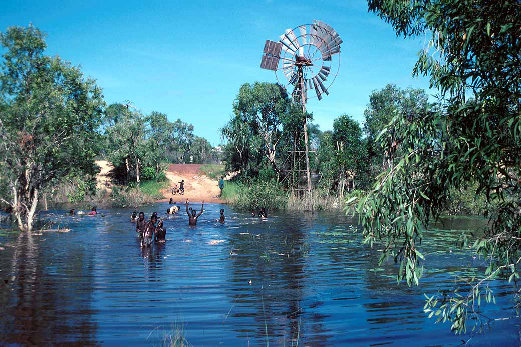 Flooded road