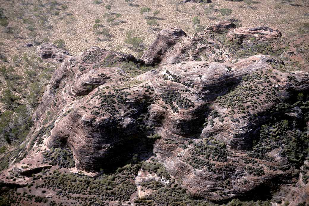 Flying over the Bungle Bungles