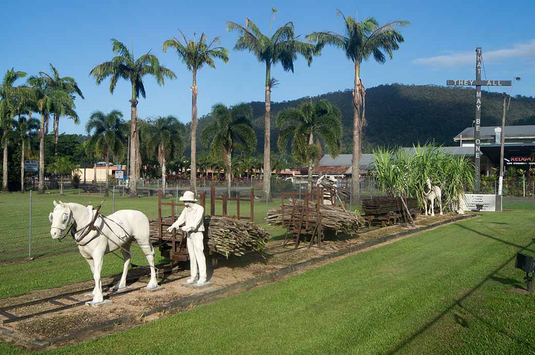 Tully Sugar Pioneers monument