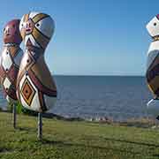 Bagu sculptures, cardwell