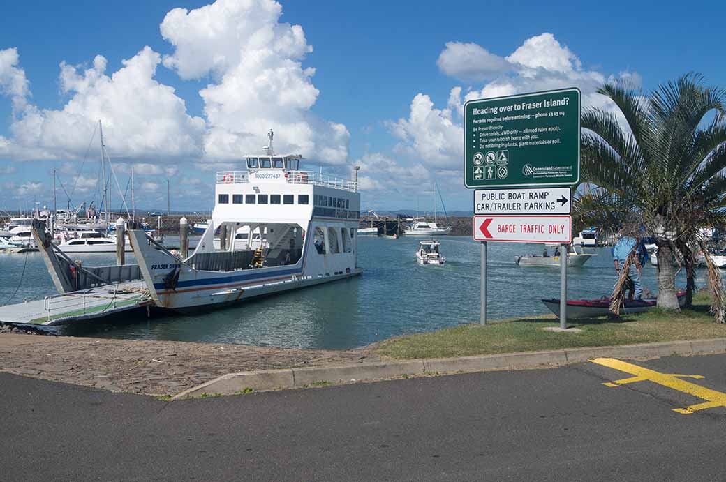 Fraser Island barge harbour