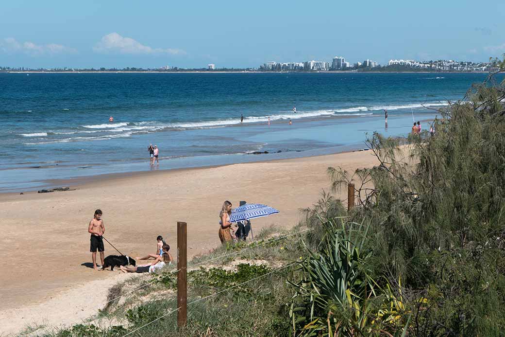 View to Maroochydore, Mudjimba Beach