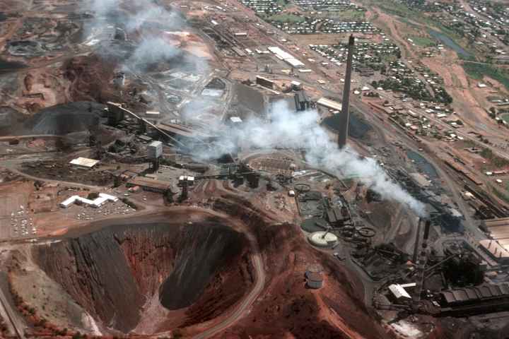 Over Mount Isa Mine