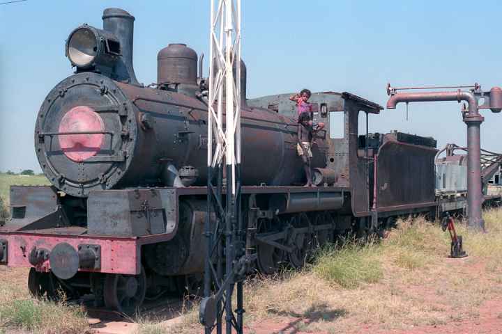 Old steam train