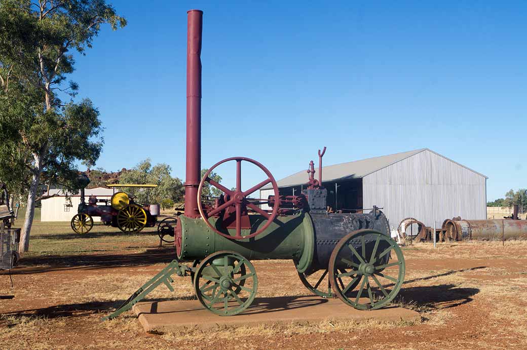 Old steam tractors