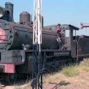 Old steam train