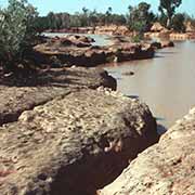 Crossing the Leichhardt River