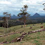 View to Glasshouse Mountains