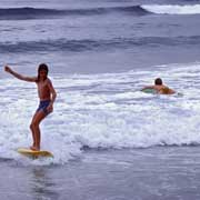 Surfing in Coolangatta