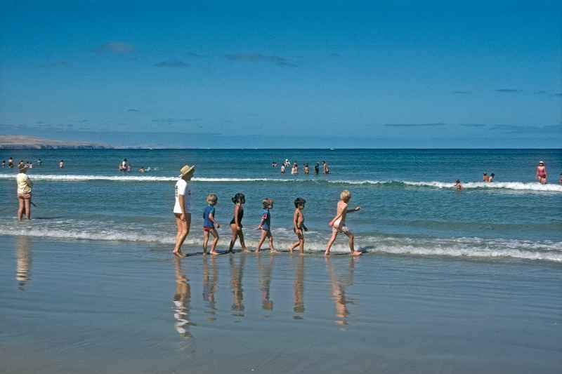 Children at Aldinga Beach