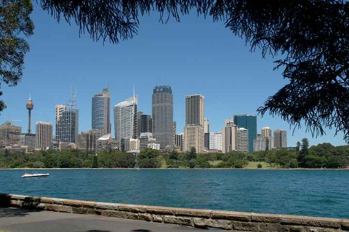 View to Sydney CBD