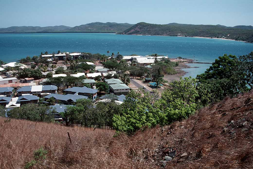 View over hospital