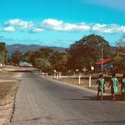 Returning from school