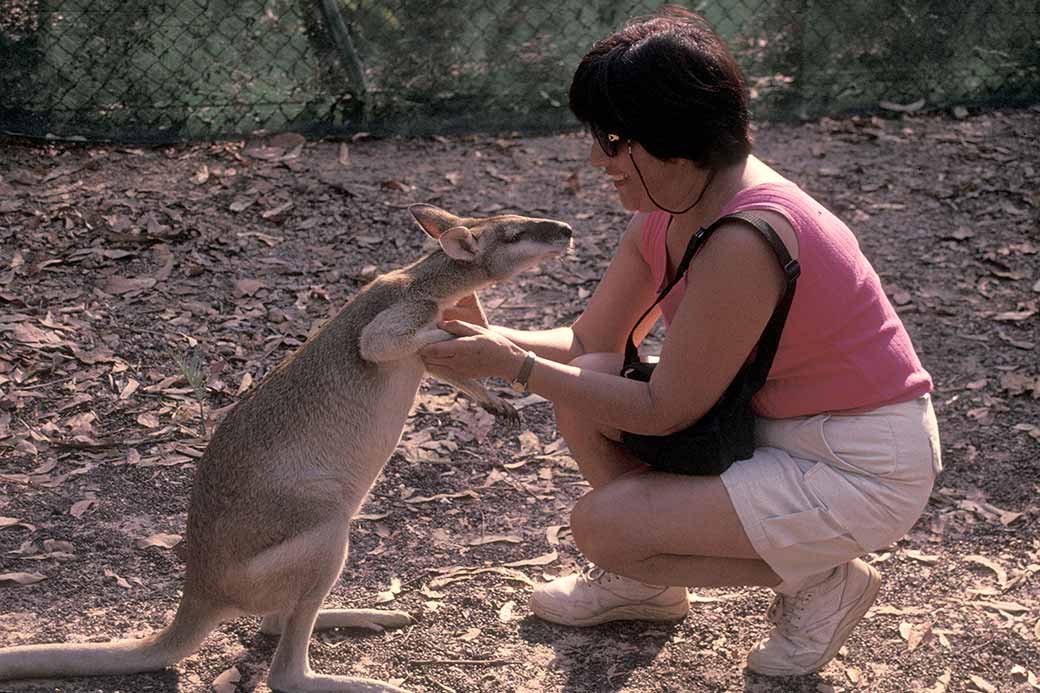 In the NT Wildlife Park