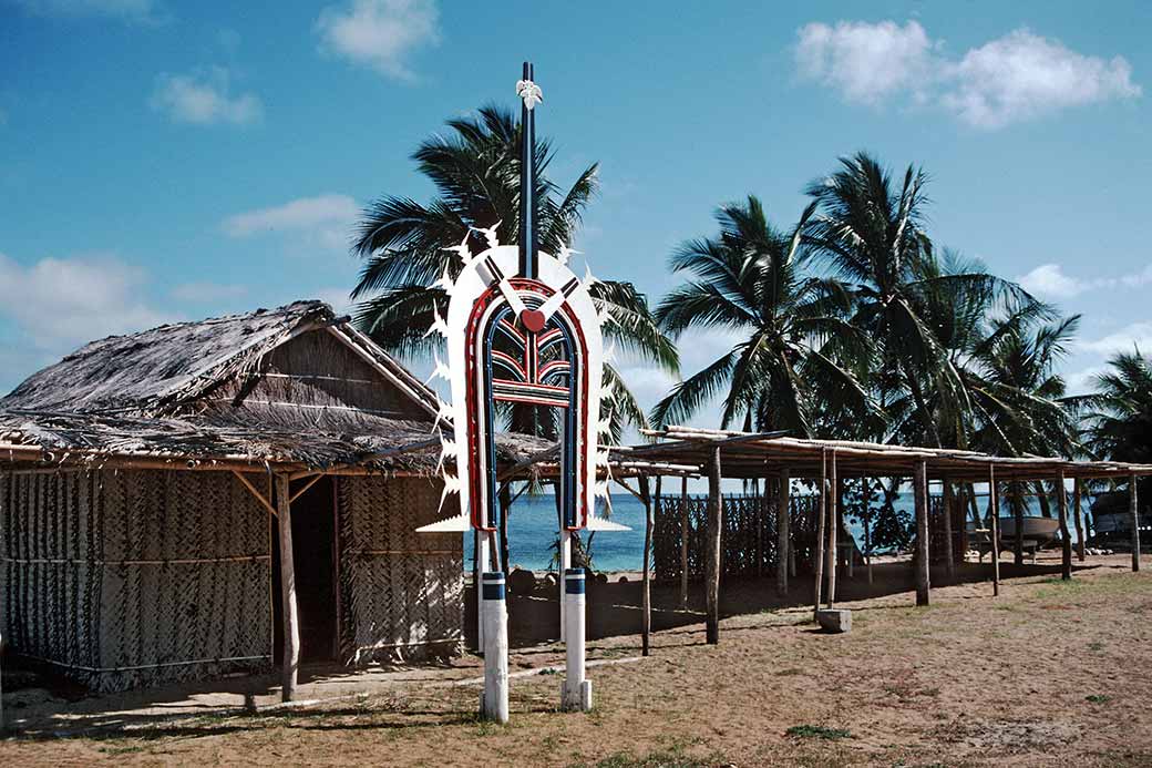 Hut and gate