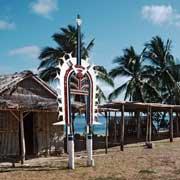 Hut and gate