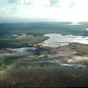 Flying over Saibai